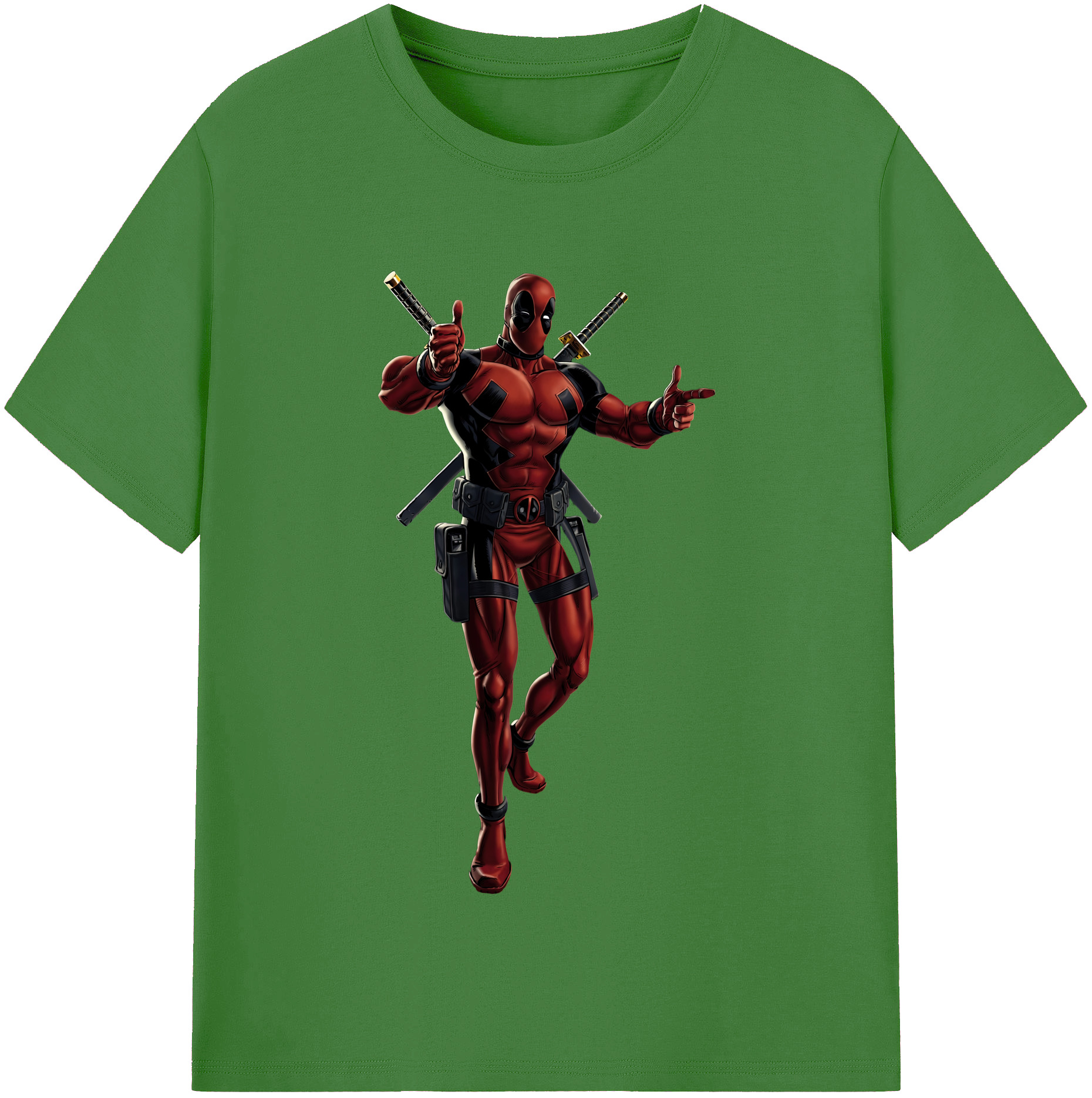 （画像用） Deadpool デッドプール レディースカジュアルプリントTシャツ（綿100％）